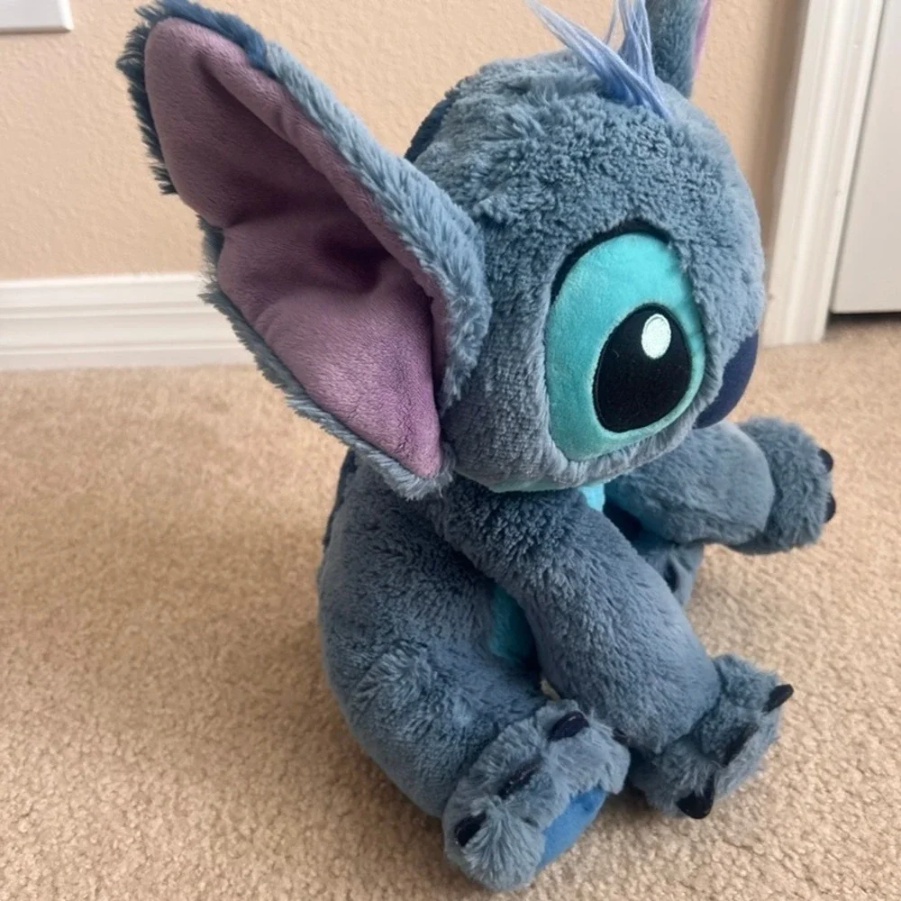 Disney‎ Lilo & Stitch Plush Stuffed Animal Blue Purple Alien 14 inch
